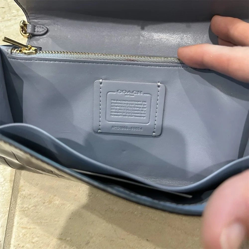 Coach Dark blue crossbody‎ bag